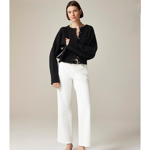 J. Crew Denim - NWT J. Crew Petite Lower-rise Full-length Slim-wide Jean White Denim